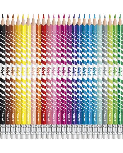 Комплект моливи Maped Color Peps Oops - 24 цвята, изтриваеми - 3