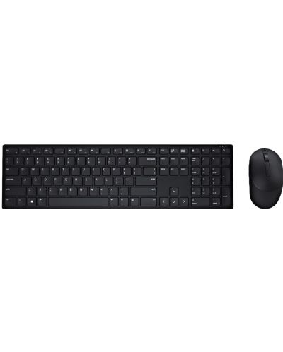 Комплект Dell - Pro Wireless Keyboard + Mouse KM5221W, безжичен, черен - 1