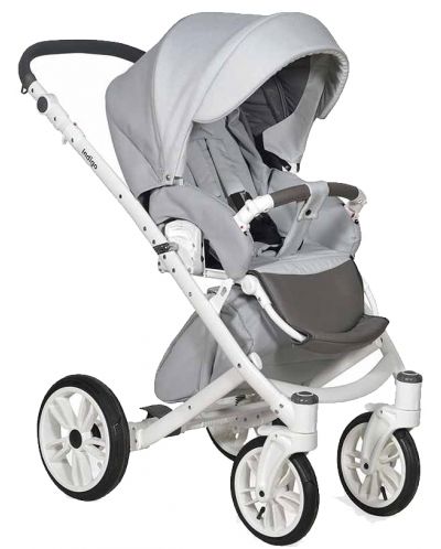 Комбинирана детска количка 3в1 Baby Giggle - Porto, сива - 2