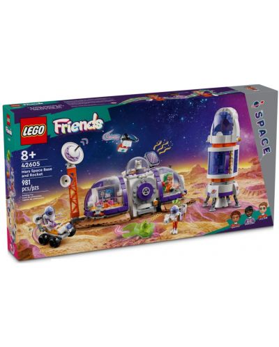 Конструктор LEGO Friends - Космическа база и ракета на Марс (42605) - 1