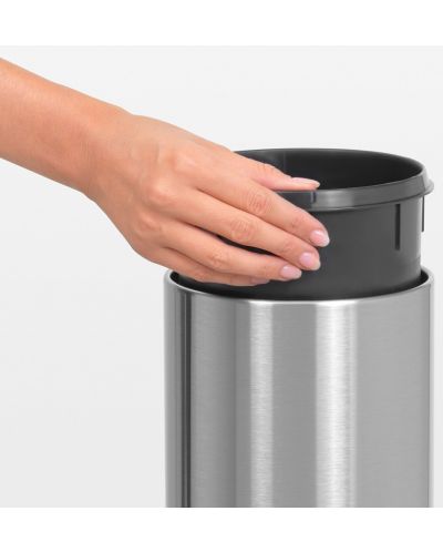 Кош за отпадъци Brabantia - Touch Bin, 3 l, Matt Steel Fingerprint Proof - 6