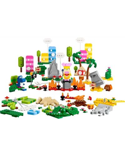 Комплект LEGO Super Mario - Кутия с творчески инструменти (71418) - 5