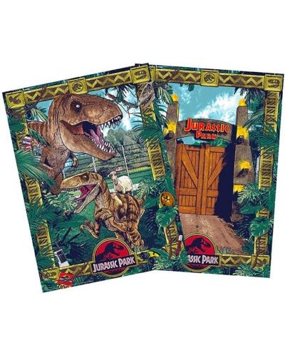 Комплект мини плакати GB eye Movies: Jurassic Park - Gates & Biodiversity - 1