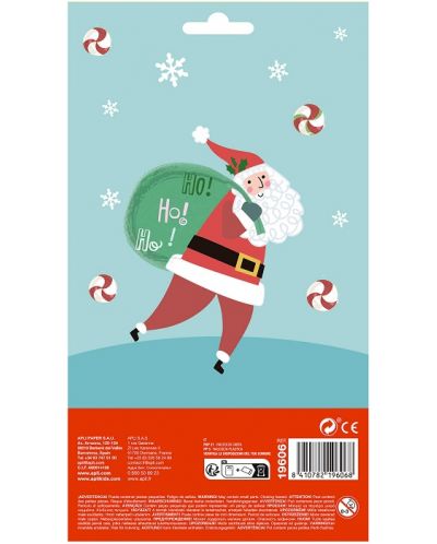 Коледни обемни стикери Apli Kids - Вкусна Коледа, 27 броя - 2