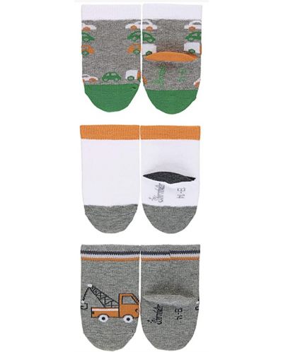 Комплект бебешки чорапки Sterntaler -17/18 размер, 6-12 месеца, 3 чифта - 1