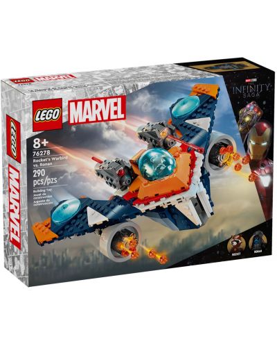 Конструктор LEGO Marvel Super Heroes - Корабът Warbird на Ракета срещу Ронан (76278) - 1