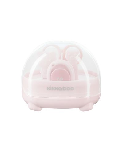 Комплект бебешка ножичка и нокторезачка KikkaBoo Bear, розов - 1
