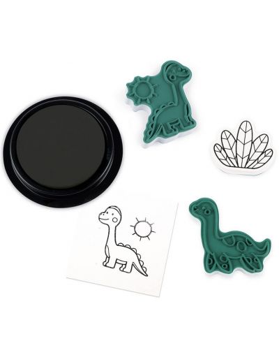 Комплект печати Janod - Динозаври - 3