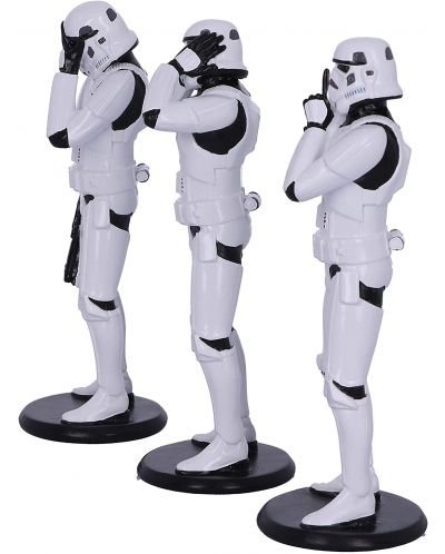 Комплект Статуетки Nemesis Now Star Wars: Original Stormtrooper - Three Wise Stormtroopers, 14 cm - 4