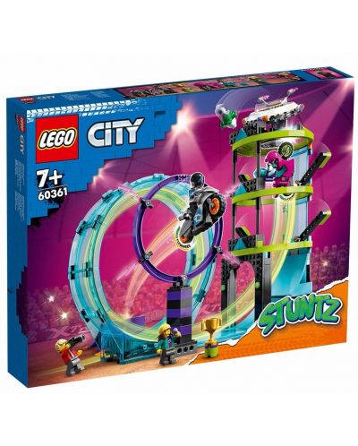 Конструктор LEGO City - Предизвикателство за съвършена каскада (60361) - 1