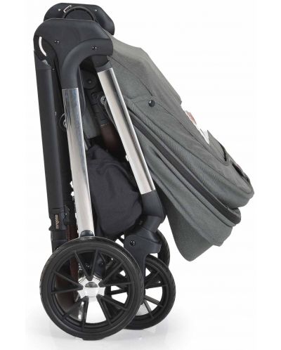 Комбинирана детска количка 3в1 Cangaroo - Empire, тъмносива - 10