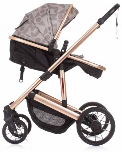 Комбинирана бебешка количка Chipolino - Енигма, Пясък - 9
