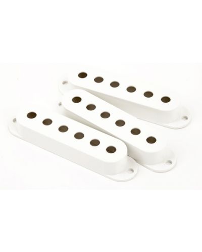 Комплект капаци за пикап Fender - Stratocaster, 3 броя, бели - 1