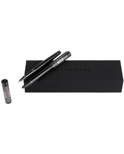 Комплект химикалка и ролер Hugo Boss Grade - Черни - 1
