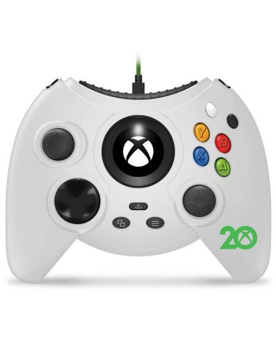 Контролер Hyperkin - Duke, Xbox 20th Anniversary Limited Edition, жичен, бял (Xbox One/Series X/S/PC) - 1