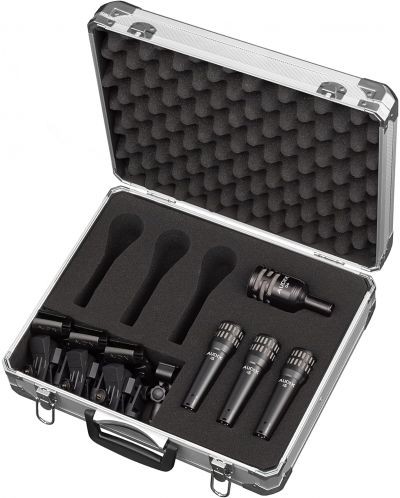 Комплект микрофон за барабани AUDIX - DP4 DRUM KIT 4 части, черен - 1