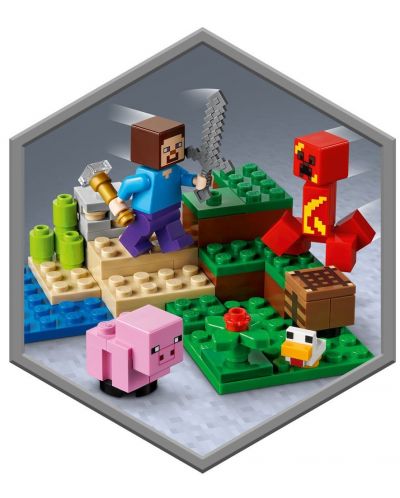 Конструктор LEGO Minecraft - Засада на Creeper (21177) - 5