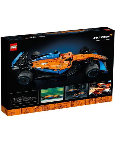 Конструктор LEGO Technic - Състезателна кола McLaren Formula 1 (42141) - 2