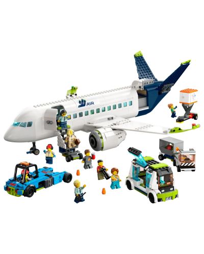 Конструктор LEGO City - Пътнически самолет (60367) - 3