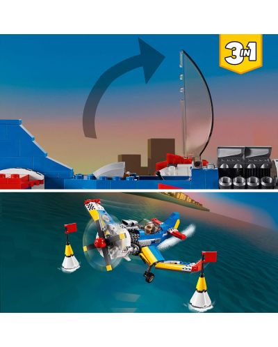 Конструктор LEGO Creator 3 в 1 - Състезателен самолет (31094) - 5