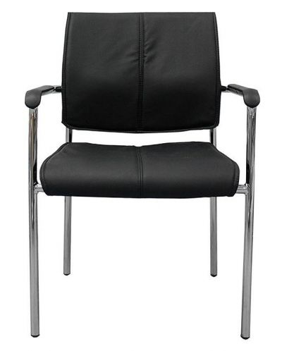 Комплект посетителски столове RFG - Flash M, 4 броя, черни - 1