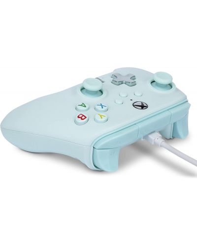 Контролер PowerA - Enhanced, жичен, за Xbox One/Series X/S, Cotton Candy Blue - 5