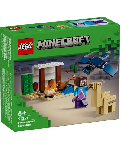 Конструктор LEGO Minecraft - Пустинната експедиция на Стив (21251) - 1