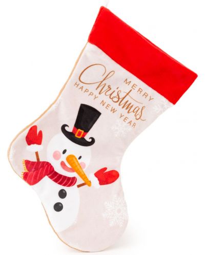 Коледен чорап Амек Тойс - Снежко, 28 cm - 1
