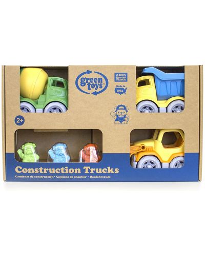 Комплект строителни превозни средства Green Toys, 3 броя - 2