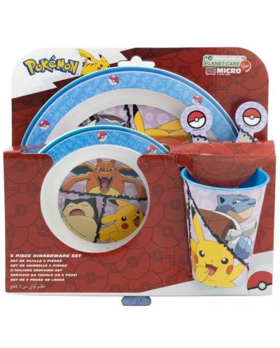 Комплект за хранене Stor - Micro, Pokemon Distorion, 5 части - 2