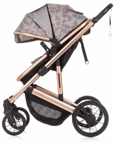 Комбинирана бебешка количка Chipolino - Енигма, Пясък - 8