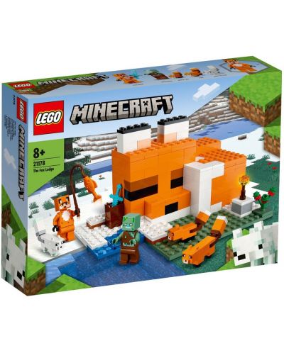 Конструктор LEGO Minecraft - Хижата на лисиците (21178) - 1