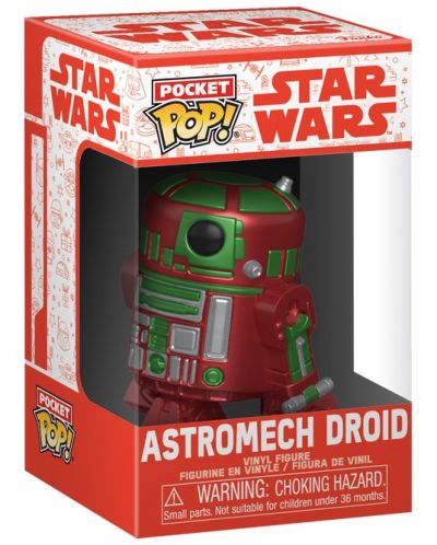 Комплект Funko POP! Collector's Box: Movies - Star Wars (Holiday R2-D2) (Metallic) - 4