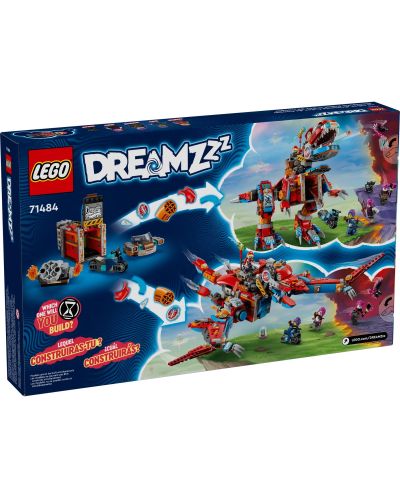 Конструктор LEGO DreamZzz - Роботът К-рекс на Купър (71484) - 2