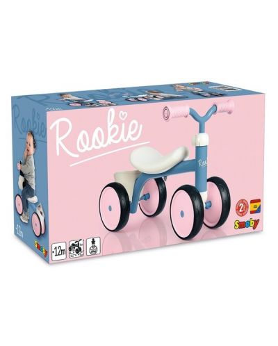 Колело за баланс Smoby Rookie Ride - Розово - 3