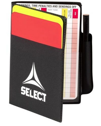 Комплект реферски картони Select - с бележник, молив и монета - 1