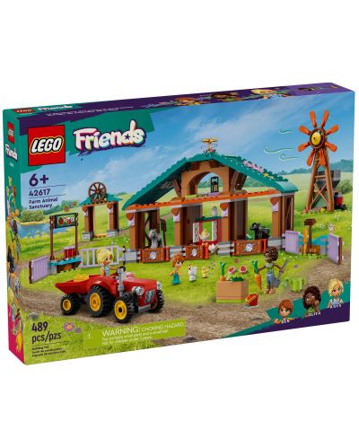 Конструктор LEGO Friends - Убежище за селскостопански животни (42617) - 1