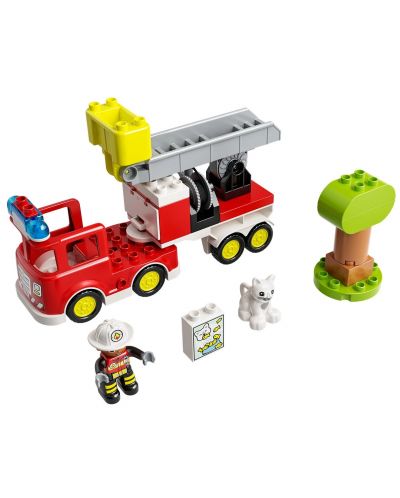 Конструктор LEGO Duplo Town - Пожарникарски камион, със звуци (10969) - 2