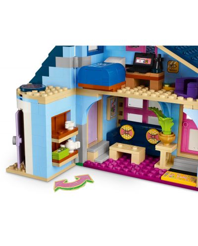 Конструктор LEGO Friends - Фамилните къщи на Оли и Пейсли (42620) - 4