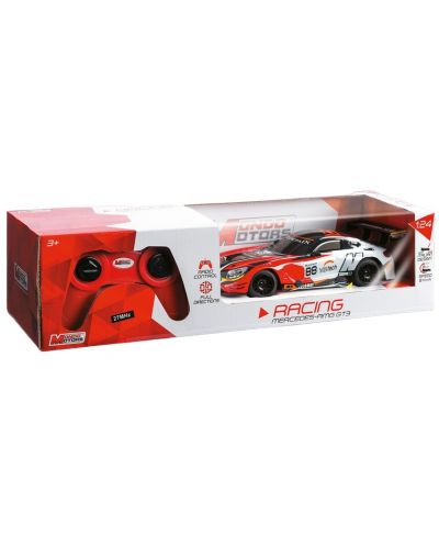 Кола с дистанционно управление Mondo Motors - Mercedes AMG GT3, 1:24, червена - 5