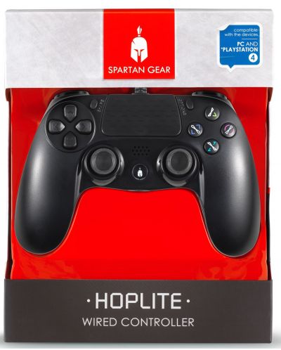 Контролер Spartan Gear - Hoplite, черен, PC/PS4 - 3