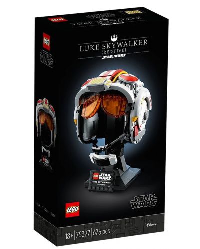 Конструктор LEGO Star Wars - Шлемът на Люк Скайуокър (Red Five) (75327) - 1