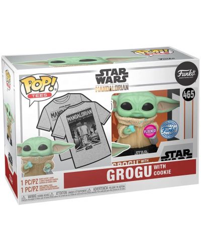 Комплект Funko POP! Collector's Box: Television - The Mandalorian (Grogu with Cookie) (Flocked) (Special Edition) - 7