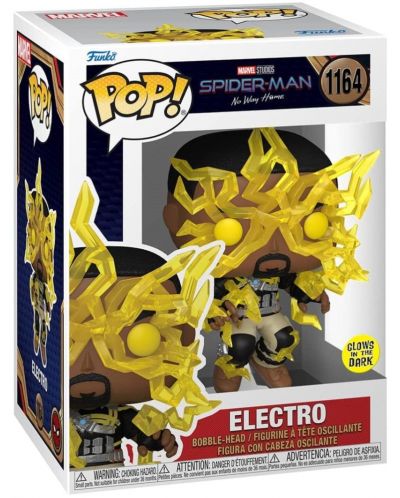 Комплект Funko POP! Collector's Box: Marvel - Spider-Man (Electro) (Glows in the Dark) - 4