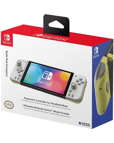Контролер Hori Split Pad Compact, сив - жълт (Nintendo Switch) - 6