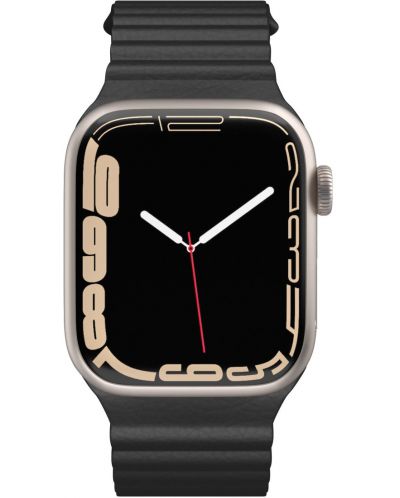 Каишка Next One - Loop Leather, Apple Watch, 42/44 mm, черна - 3