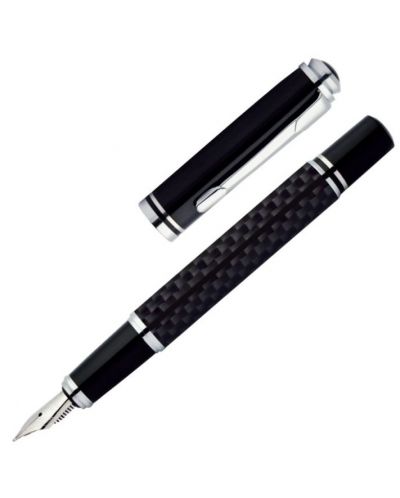Комплект Online - писалка и химикалка, карбонов дизайн - 3