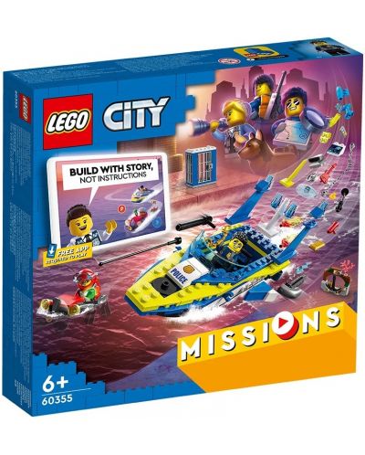 Конструктор LEGO City - Мисии на детективите от водната полиция (60355) - 1