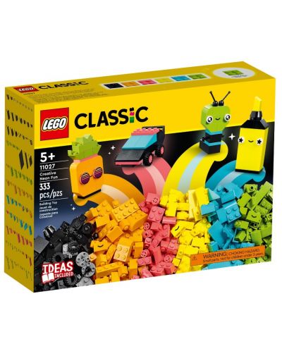 Конструктор LEGO Classic - Творчески забавления с неон (11027) - 1