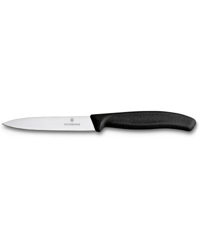 Комплект от 2 ножа за плодове Victorinox - Swiss Classic, 10 cm, черни - 3
